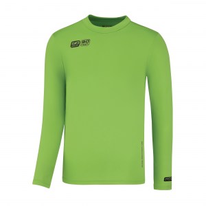 funktions-unterhemd-langarm-baselayers90-saller-neongruen-frontalansicht
