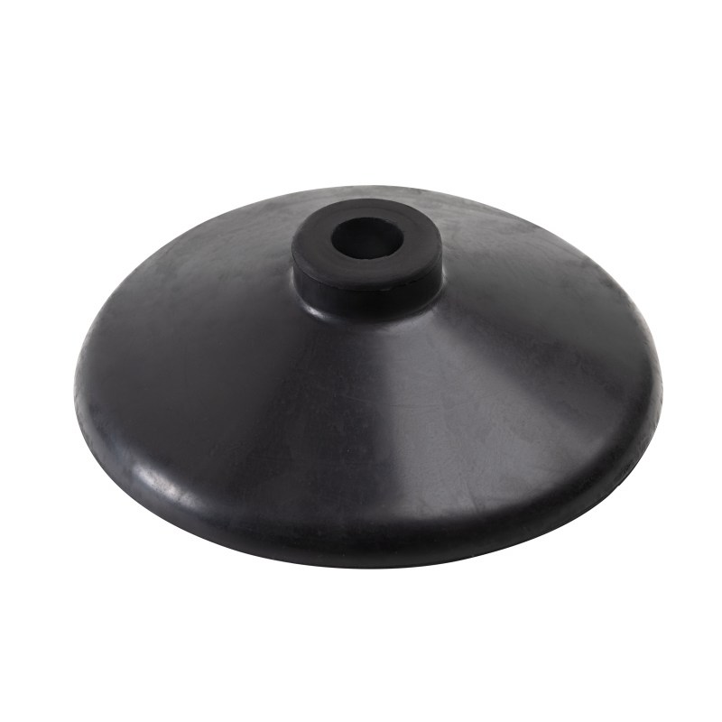 tellerfuss-fuer-stangen-saller-schwarz-frontalansicht